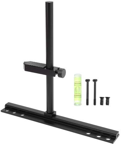 Yosoo Health Gear Justerbart GPU-stödfäste, Anti Sag-videokorthållare i Aluminiumlegering, Kompatibel med 9 Cm 12 Cm 14 Cm Fläktar, Robust GPU-stativ för Förbättrad Stabilitet (Svart)