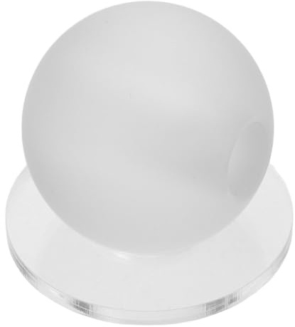 iplusmile Entraîneur de Coups de Billard Trou 16 MM Balle Blanche Transparente Mate en Résine Antidérapante Accessoire D’Entraînement pour Débutants au Billard et Snooker Outil de
