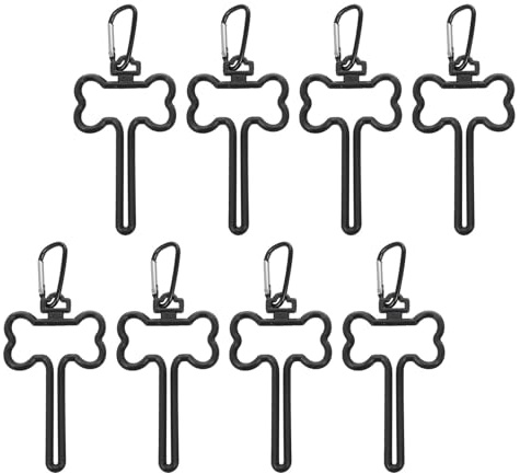 ROMISBABA 8 Soportes para Bolsas De Excrementos De Mascotas Clip para Correa Dispensador De Bolsas De Excrementos De Perro Soporte Clip De