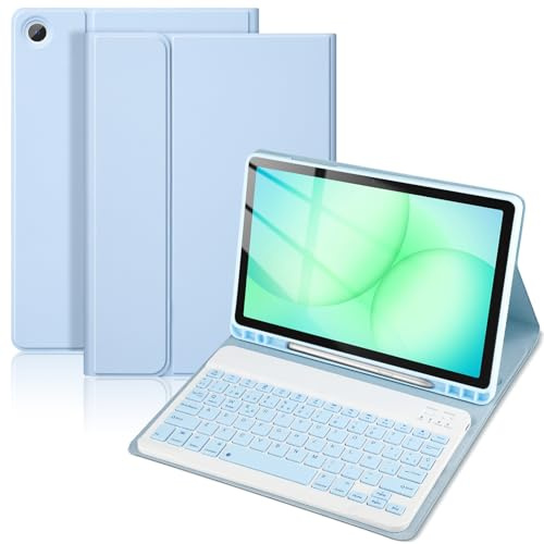 SXNIWBAI Funda con Teclado para Samsung Galaxy Tab A11 Plus & A9 Plus 11''