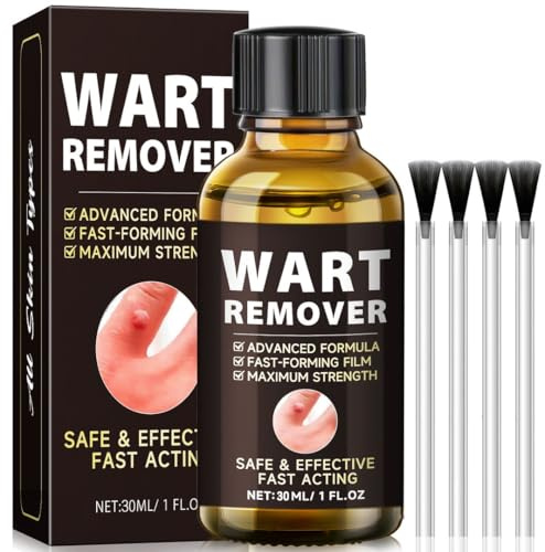 Wart Remover,Skin Tag Removal Kit Fast-Acting Skin Tag & Wart Remover for Feet & Hands,Wart Removal for Plantar Wart and Common Wart,Safe & Natural (30ML)