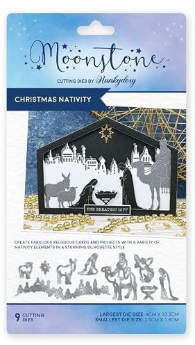 Hunkydory Moonstone - Christmas Nativity - Festive & Religious Elements Die Set - MSTONE1165