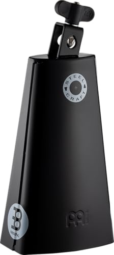 Meinl Percussion Steel Craft Cowbell - Sehr großes Aufschlagidiophon - Länge 8,5 Zoll - Timbalero - Montierbar - Pulverbeschichteter Stahl, Schwarz (SCL850-BK) | Timbalero Cowbell, Montierbar, 8,5 Zoll, Pulverbeschichteter Stahl