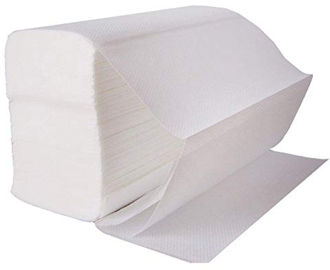2 ply White Laminated Z Fold Paper Hand Towels 3000 Per Case