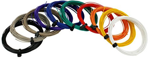 DCC Concepts DCW-32SET Pack of all Decoder Wire Colours (32g Stranded Wire)