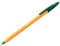 BIC Kugelschreiber Orange Original fine, 0.3 mm) Schachtel à 20 Stück, grün