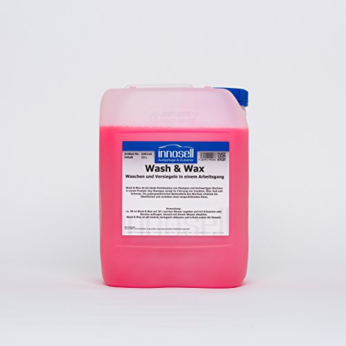 Wash & Wax Shampoo & Versiegelung Glanzshampoo mit Wachs f. PKW LKW Bus Traktor Motorrad 10 L