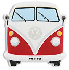 BRISA VW Collection - Volkswagen Kühlschrank-Büro-Pinnwand-Softmagnet im T1 Bulli Bus Design (Bus Front/Rot)