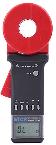 Hanchen Digital Clamp Ground Earth Resistance Tester Meter 1-199Ω ETCR2100A+
