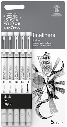 Winsor & Newton Noir Fineliner Assortment Set