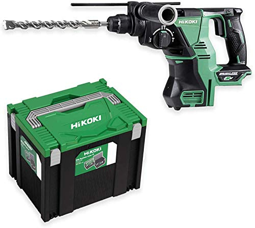 Perceuse-burineuse sans fil HIKOKI 36v DH3628DAW2Z, énergie d'impact 3,2 J | sans batterie ni chargeur