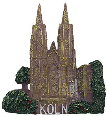 Köln Deutschland 3D Kühlschrankmagnet Touristische Souvenirs Harz Magnetische Aufkleber Kühlschrankmagnet Home & Kitchen Dekoration aus China