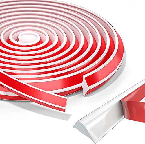 Flexible Zierleiste Selbstklebend Deckenleisten, TPE Dreieck Zierleiste Decken Und WandüBergang, Abschlussleiste Küchenarbeitsplatte, FüR Wandkanten Fliesenkanten (12mm*9mm,3m)