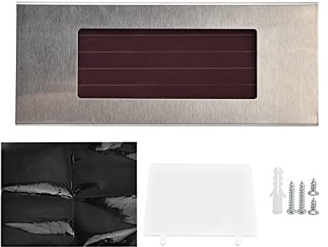 Placa de Número de Casa Solar, Placa de Números de Casa, Letreros de Números de Dirección con Luz Solar, Letrero de Dirección con Energía Solar, Placa de Número de Casa, Luz LED de Número de Dirección