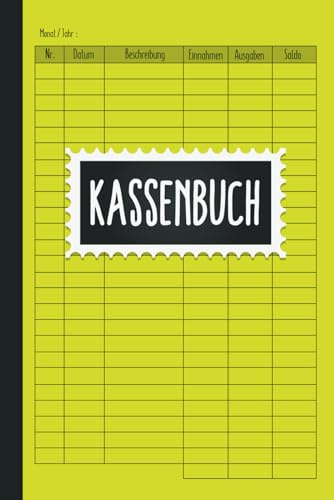 Kassenbuch: Effizientes Finanzmanagement für Kleingewerbe und Selbstständige | Ein praktisches Kassenbuch zur Kontrolle von Einnahmen und Ausgaben (A5 - 100 Seiten)