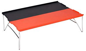 YIHANSS Outdoor Mini Aluminium Klapptisch Klapp Picknick Camping Tisch Tragbare Einfach zu Speichern Licht Outdoor