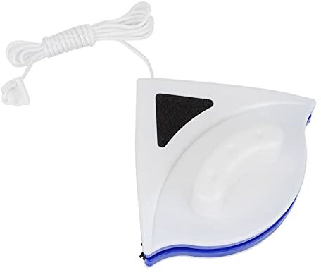 Akozon Outil de Nettoyage de Vitres Magnétique Double Face - Essuie-Glace pour Vitres de Maison avec Brosse Puissante pour Nettoyage Facile des Surfaces