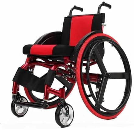 Large Sports Performance Wheelchair Manual Leisure Mobility Chair Adult Size Foldable Aluminium Ultra Lightweight 13 KG, Self Propelled Performance Wheelchair 44 cm Seat Width New!