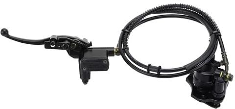 WOOSTAR Izquierda Conjunto de Cilindro Maestro Pinza Disco Freno Trasero Hidráulico Reemplazo para Taotao 50cc 70cc 90cc 110cc 125cc Chinese ATV Quad Go Kart Mini Bike