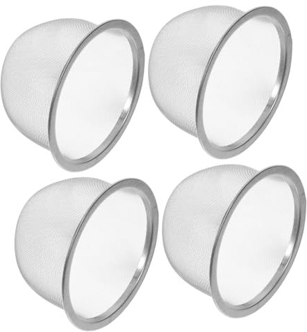 UTHCLO 4piezas Filtro De Té Colador De Malla Para Infusiones De Sueltas De Té Filtro De Acero Inoxidable Infusor Para Teteras