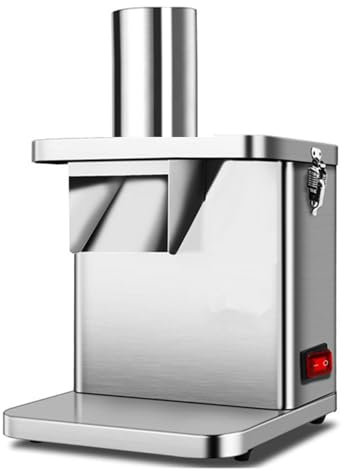 QUSYZD Cortador de Verduras, Cortador de Verduras eléctrico de 200 W, Cortador automático de Frutas y Verduras de Acero Inoxidable, Cortador de Verduras de tamaño pequeño, Gran capaci,