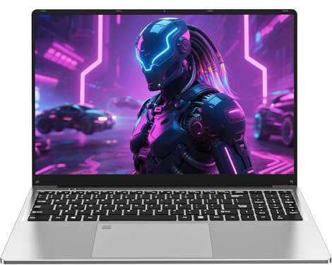 FUNYET Computer Portatile 16, PC Portatile Notebook 16GB RAM,1TB SSD, Processore N150(Fino a 3,6 GHz), 6000 mAh, Win 11, 1920x1200IPS, Tastiera Retroilluminata, WIFI 5, BT 5.0