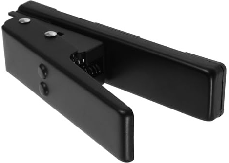Levemolo Gitarrenplektrumschneider aus Eisen Schwarzer Selbstgemacht Bassgitarren Bausatz für Personalisierte Plektren und Komfortables Spielen Praktisches Zubehör für Gitarrenbauer