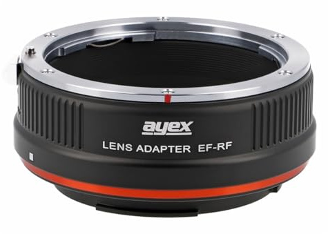 ayex objektivadapter kompatibel med Canon EF-bajonettobjektiv för EOS R Mount EOS-EOS R