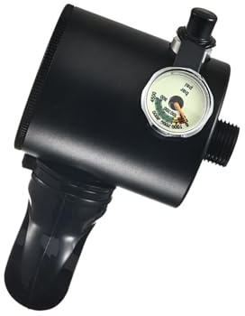 Hangsu Tubo de respiración Regulador de buceo, adaptador de válvulas de respiración para subacuático
