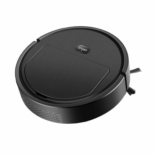 Cocoarm Rengöringsrobot Svart ABS Smart Soprobot 23,5 X 23,5 X, Cm med Vacuum Sweep Mop 3 i 1-navigering och Timer för Hårda Golv Daglig Rengöring Av Hemmet