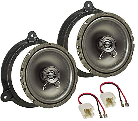 tomzz Audio 4009-000 Kit de instalación de altavoces compatible con el Dacia Sandero II a partir de 2012 Lodgy a partir de 2012 Dokker a partir de 2012 Duster II a partir de 2018 Sistema coaxial de...
