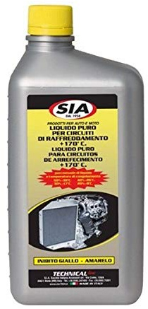 Sia ANTIGELO PURO INIBITO GIALLO +170° PER CIRCUITI RAFFREDDAMENTO AUTO MOTO