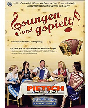 Michlbauer Harmonikawelt, Gsungen und gspielt zum gemeinsamen Musizieren, Griffschrift inkl. CD + 2x Notenbuch