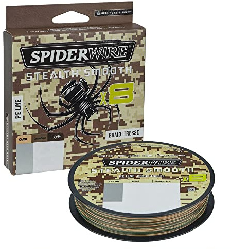 Spiderwire Stealth Smooth 8 Flechtgeflecht Camouflage 300m (Camo, 0,20mm)