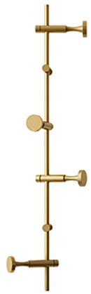 MYBA Garderobenhaken Kleiderhaken Wandgarderobe Kleiderhaken Entryway Wandaufhänger Perfekte Huthaken for Ihre Entryway, Küche, Badezimmer (Color : Gold)