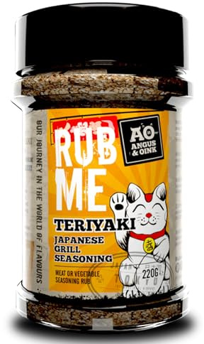 Angus & Oink | Teriyaki Japanese Grill Seasoning | Honey BBQ Rub | 220g