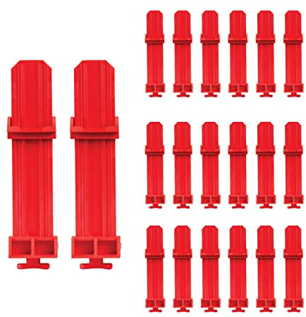 On-Q AC1051-RC-20 Ratchet Clip, Red