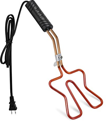 Electric Charcoal Starter Ajiaguo 700W - Premium BBQ Grilling Fireplace Coal Lighter Easy & Quick Ignite Briquettes |No Sparks or Flames | 304 Stainless Steel Coils Elements 5ft Long Cable (CB 2)