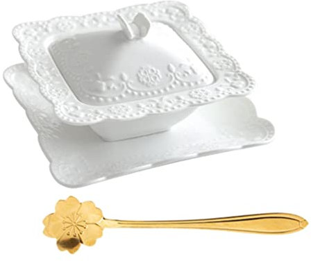Cabilock Keramik-küchengeschirr Suppentopf Mit Deckel Frühstücksschüssel Keramikschale Für Eier Suppen Desserts Haushalt Gebrauch