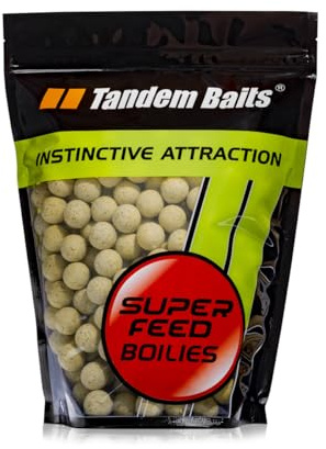 Tandem Baits 4-er Set Secret Squid Karpfen-Boilies, Leckere Boilies für Karpfen Angeln ohne Mühe, Köder zum Große-Fische-Angeln, Karpfenzubehör für Profis & Hobby-Angler 18 mm 1 kg