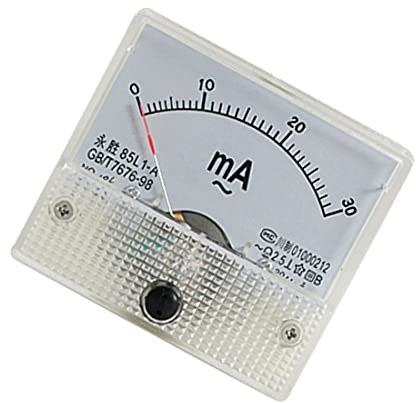 PATIKIL AC 0-30mA Analogico Amperometro Pannello Misuratore Indicatore 85L1-A