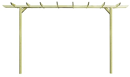 Gartenpergola, Chusui Balkon Pavillon, Beschattung Terasse, Gartenpergola, Garten Verzierung, Imprägniertes Kiefernholz 360×200×60 cm