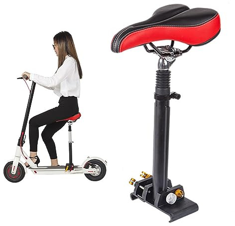 Kaichenyt Scooter Sattel, SitzSattel Ersatzteile Höhenverstellbar 40-60CMSattel für Elektro-Scooter Kompatibel mit den Elektroscootern M365 und M365PRO