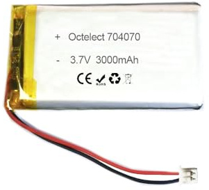 RAEWSTCO 704070 Batterie au lithium polymère 3,7 V 3000 mAh 704070 Li-Po