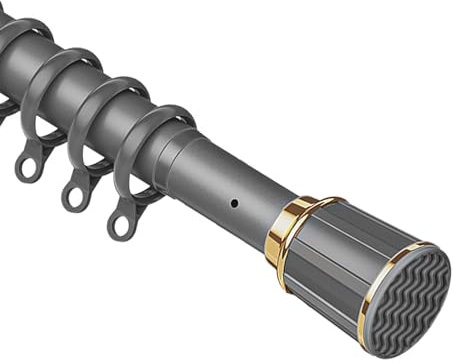 40-500cm Bastone Telescopico per Tenda Bastone per tenda a pressione per Finestra e Porta senza Foratura Supporto Sicuro - Acciaio Inox Uso Versatile per finestre soggiorno e esterni ( Colore : Advanc