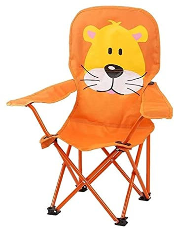 DRMEE Klappstuhl Angelstuhl Niedlicher Cartoon-Stuhl Im Freien, Kleiner Klappsessel, Rückenlehne, Stuhl, Malstuhl, Tragbarer Lounge-Stuhl, Strandstuhl Camping Stuhl (Color : D)