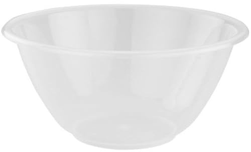 SOTL® 10X 20cm Plastic Mixing Bowls BPA Free Microwave Dishwasher Freezer Safe for Food Prep Serving Gym Baking Desserts 2L