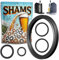 SHAMS KIT 5 Joints D'ÉTANCHÉITÉ Remplacement PERFECTDRAFT HD3720 HD3620 HD3610 HD3600 | Compatible Bec VERSEUR Robinet DE Pression TIREUSE A BIÈRE