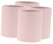 BEBEMOKO Cubo Redondo Para Flores 4piezas Caja De Cartón Pequeña Para Regalos Cilindro Floral Rosa Decoración Elegante Para Fiestas y Celebraciones Bodas