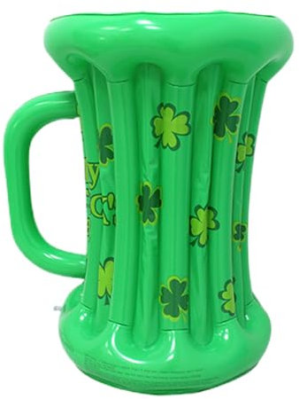 Glacière à Glace Gonflable,Chope à Bière Isotherme Gonflable pour Oktoberfest et Fête de la Bière | Conteneur de Boissons Flottant Portable pour Fêtes, Barbecue et Piscine avec Décoration
